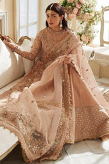 Nude Pink & Gold Maxi