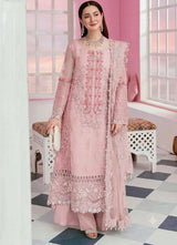 Light Grey & Sea Green Embroidered Festive Formal Outfit
