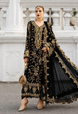 Luxury Chiffon Heavy Embroidered Suit