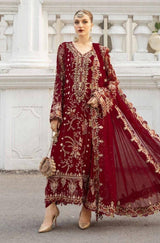 Luxury Chiffon Heavy Embroidered Suit