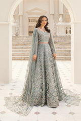Dusty Teal Lehenga Choli