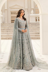 Dusty Teal Lehenga Choli