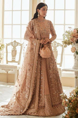 Nude Pink & Gold Maxi
