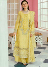 Light Grey & Sea Green Embroidered Festive Formal Outfit